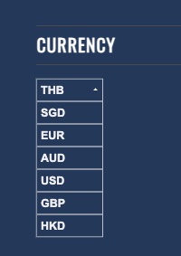 Currency selector